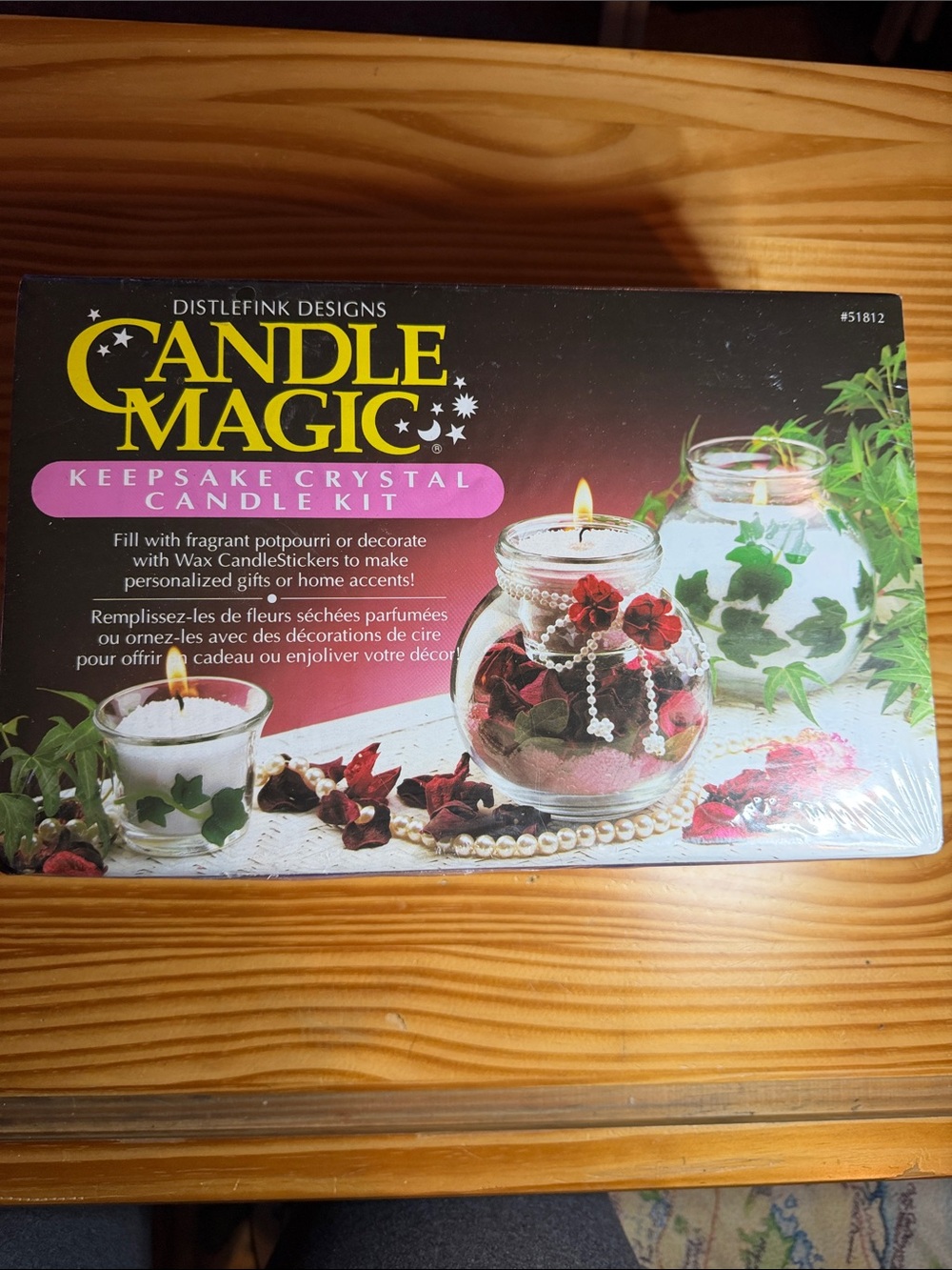 Distlefink Designs Candle Magic Keepsake Crystal Candle Kit NIB